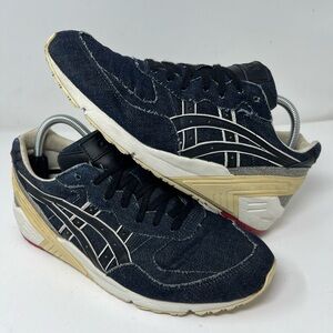 Asics Gel-Sight Selvedge Denim  Navy Blue Black Okayama H6L1N-5090 Size 8.5